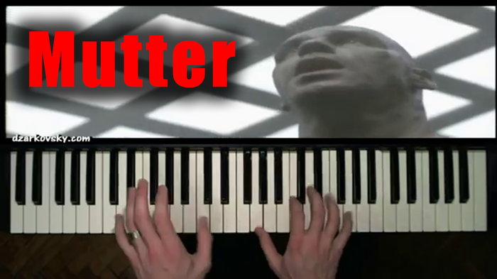 Rammstein - Mutter piano cover