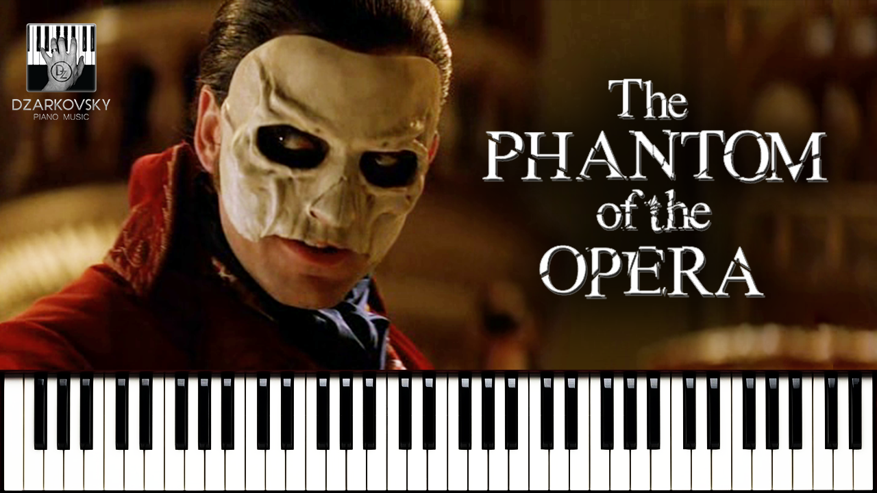 Призрак оперы (ноты для фортепиано) / The Phantom of the opera (piano sheets)