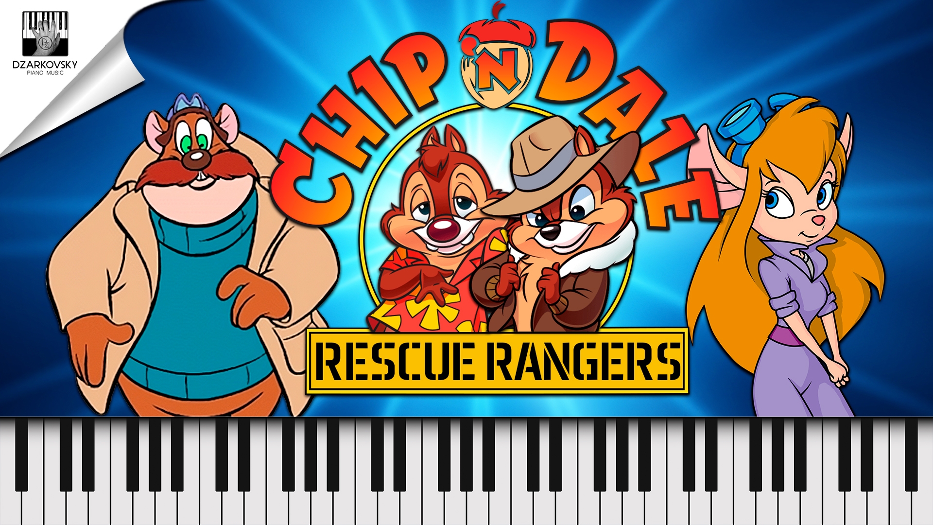 Чип и Дейл /Chip and Dale musicscores (ноты для фортепиано)